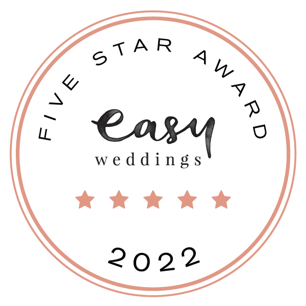 Easy Weddings 5 Star Award 2022